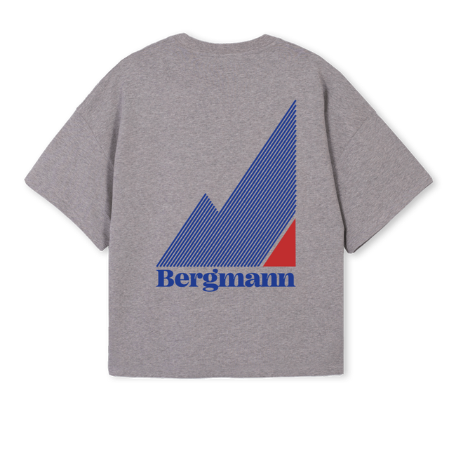 ILLU Grey Marl Oversized Boxy Tee.