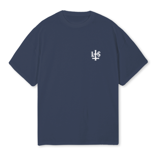 SENERGY Navy Blue Oversized Tee.