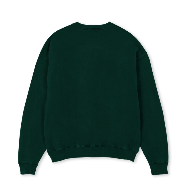 LIMEEYES Wild Green Oversized Crewneck Sweater.