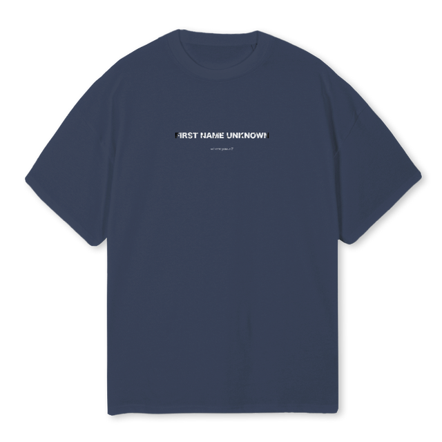 FNUWHEREYOUAT Navy Blue Oversized Tee.