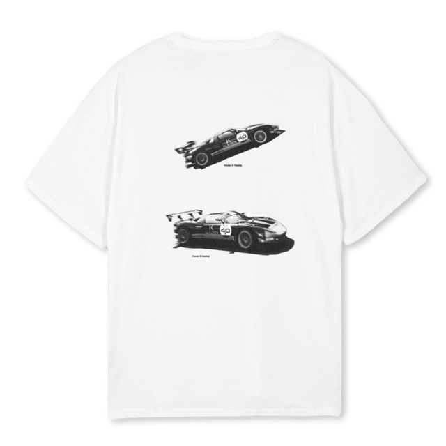 KLAUSEN ACHT White Oversized Tee.