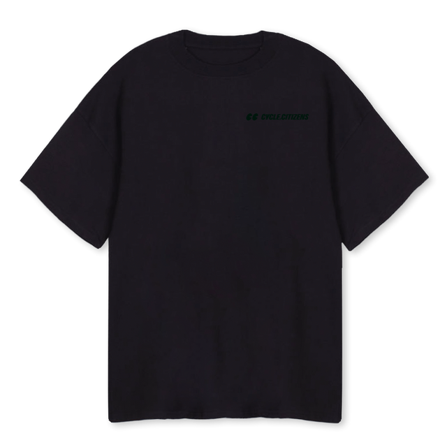 LOGOEXPLOSION Black Oversized Tee.