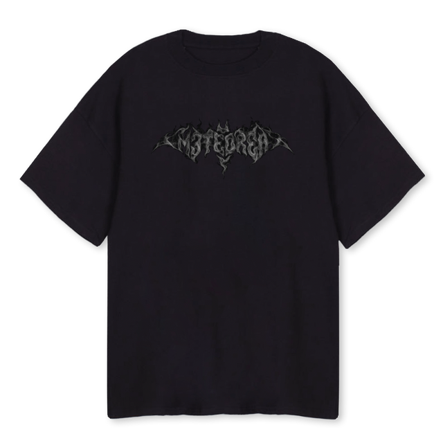 BATOVERSIZED Black Oversized Tee.
