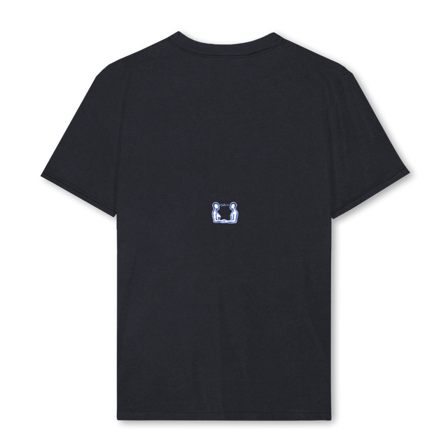 DOUBLEMINDED Vintage Black Regular Tee.