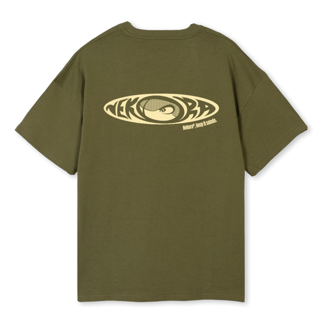 MAREA CREMA Kaki Oversized Tee.