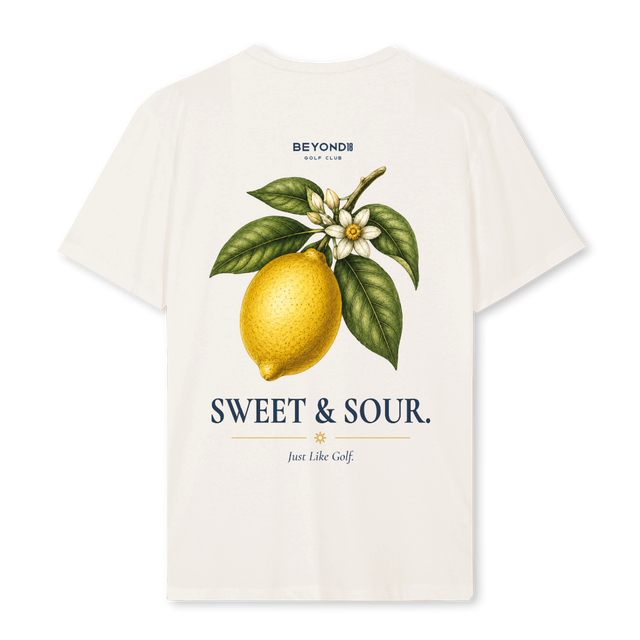 SWEET AND SOUR Vintage White Regular Tee.