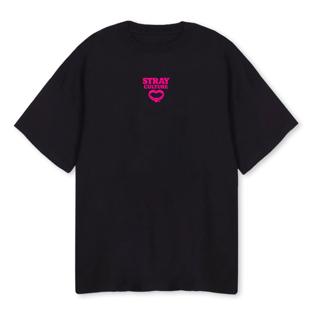 TSHIRTSTRAY Black Oversized Tee.