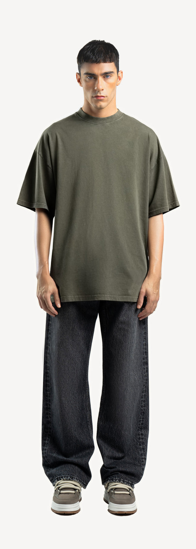 Vintage Olive Oversized Tee.