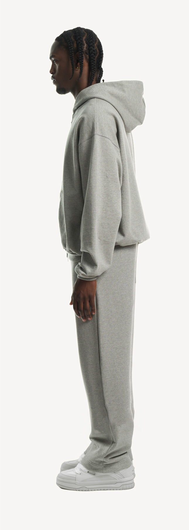 Grey Marl Ultra Heavy Oversized Zipped Hoodie. – WATC STUDIO Grey Marl Ultra Heavy Oversized Zipped Hoodie. – WATC STUDIO