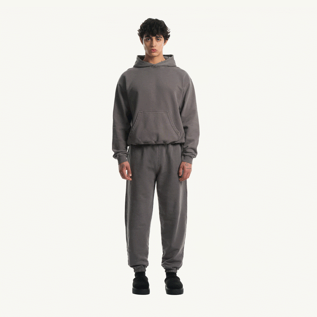 Pigment Grey Oversized Hoodie. – WATC STUDIO Pigment Grey Oversized Hoodie. – WATC STUDIO
