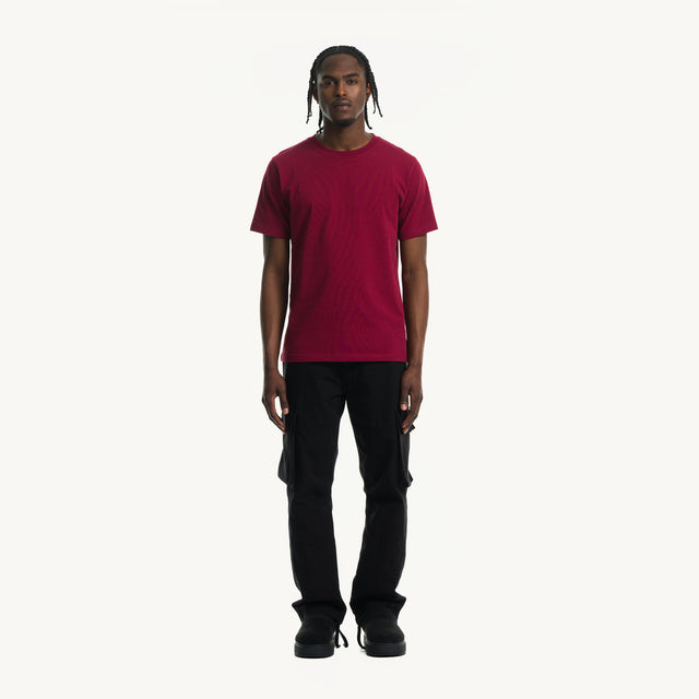 Burgundy Regular Tee.