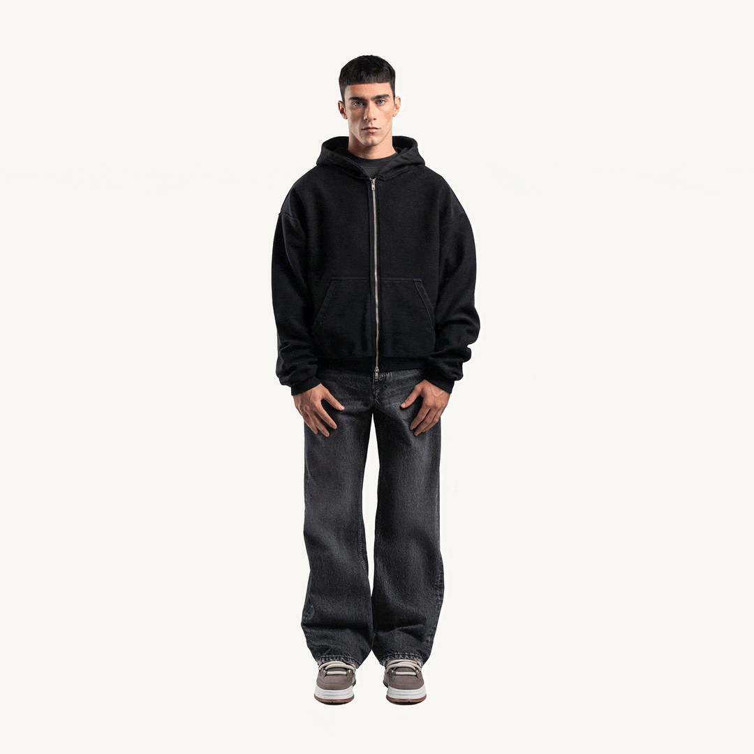 SILK BAND OVERSIZED HOODIE WITH POCKETS DEFY GRAVITY