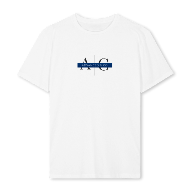 TEESAMPLE White Regular Tee.