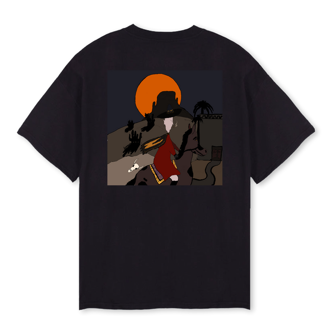MANWITHNONAMEBLACK Black Oversized Tee.