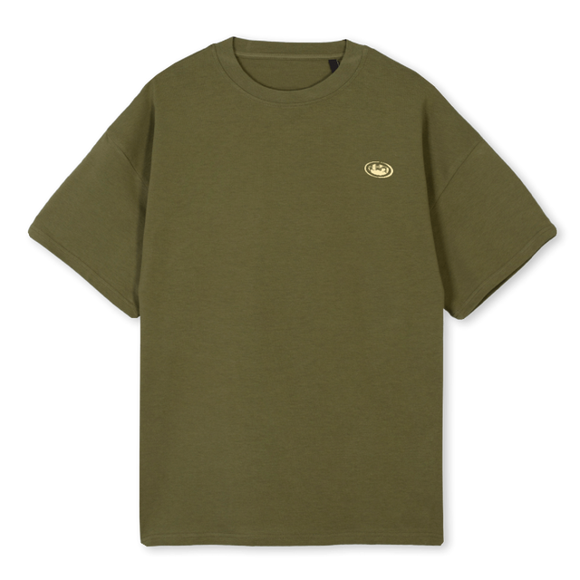 MAREA CREMA Kaki Oversized Tee.