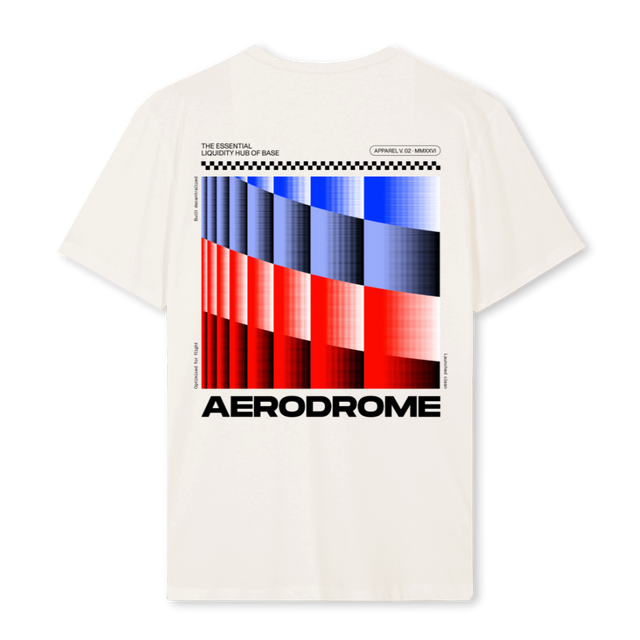AERO VWHITE HALFTONE Vintage White Regular Tee.