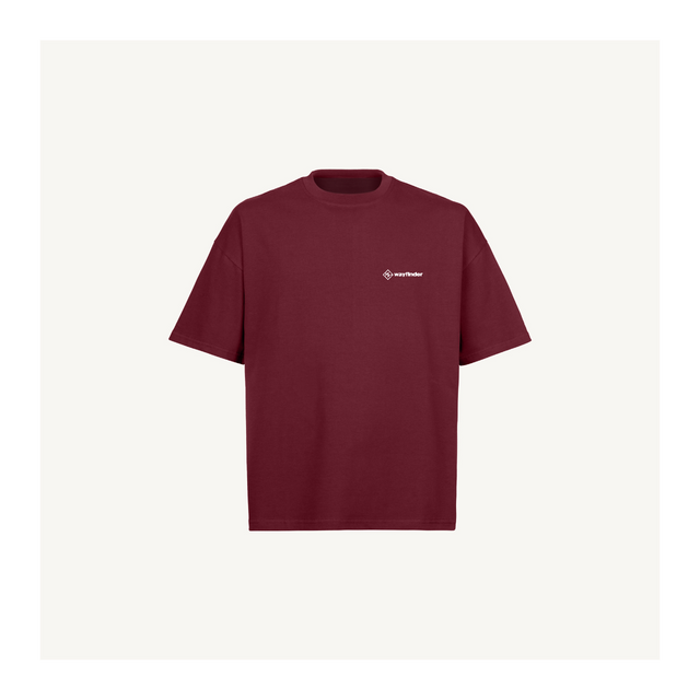 Oversized Boxy Tee Burgundy Oversized Boxy Tee.
