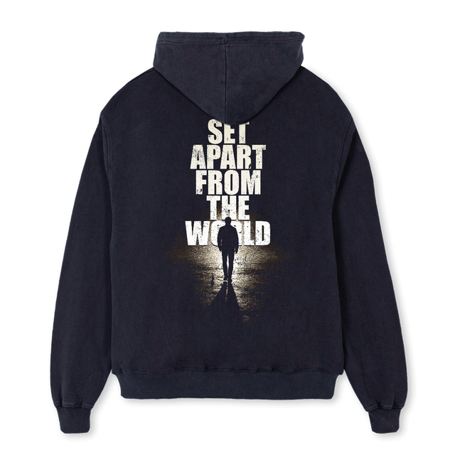 TG Vintage Black Oversized Hoodie.