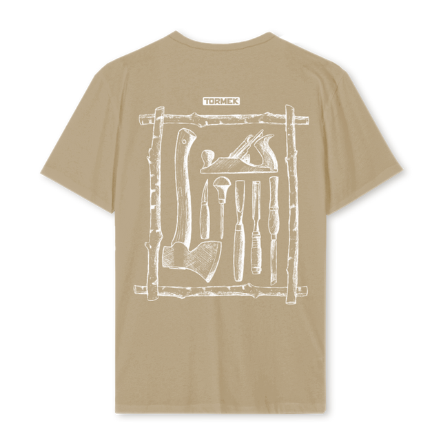SKARPDIGTVINBLREG Vintage Dune Regular Tee.