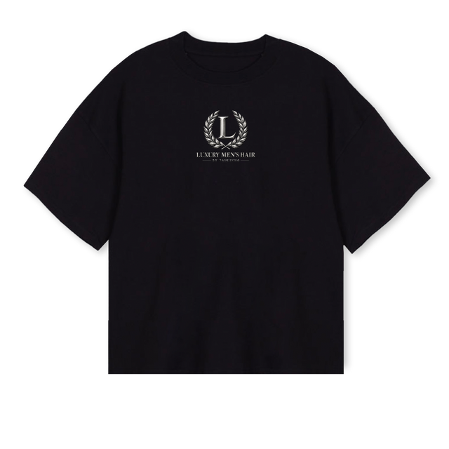 LMH  Black Oversized Boxy Tee.