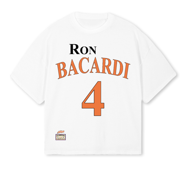 SAN GERMAN White Oversized Boxy Tee.