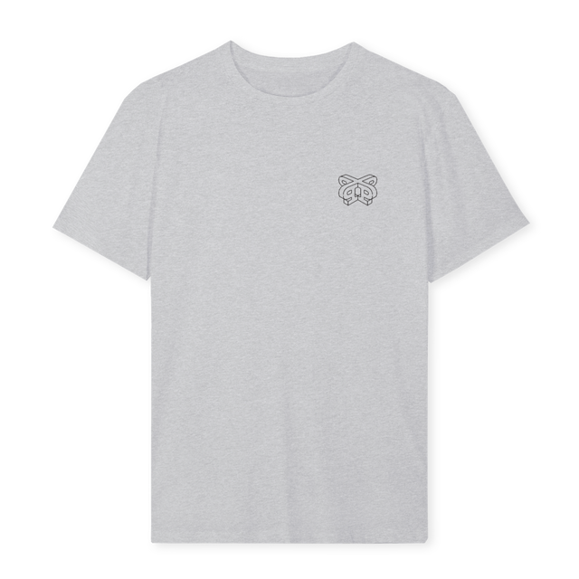 PRVTRMENFACE Light Grey Marl Regular Tee.