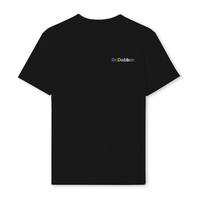 SMILES Black Regular Tee.