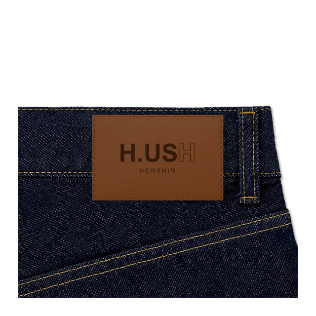 H.USH Patch Custom Denim Label