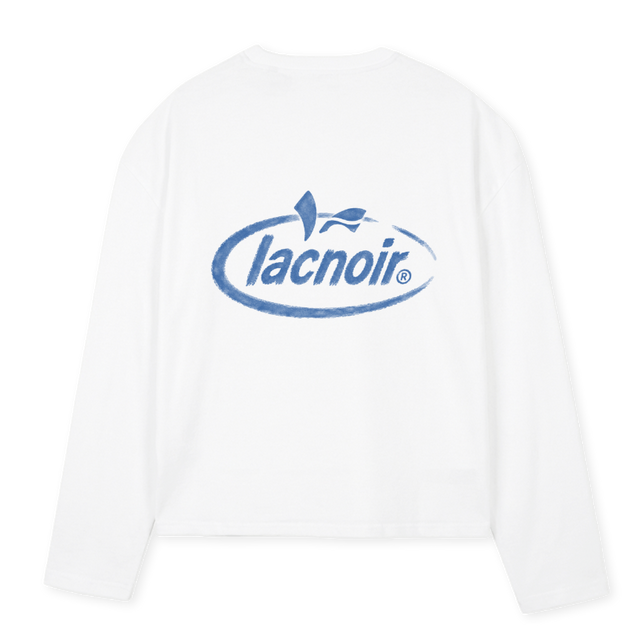 SUMMEROFLAC White Oversized Boxy LS Tee.