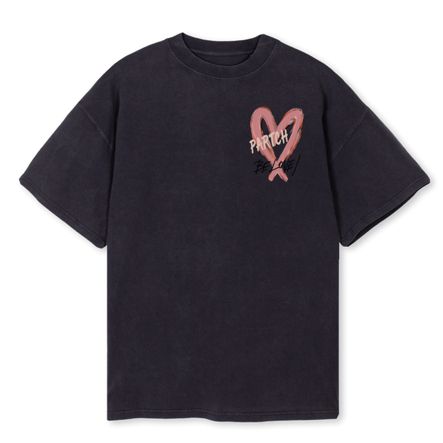 LOVEOVTVBLK Vintage Black Oversized Tee.