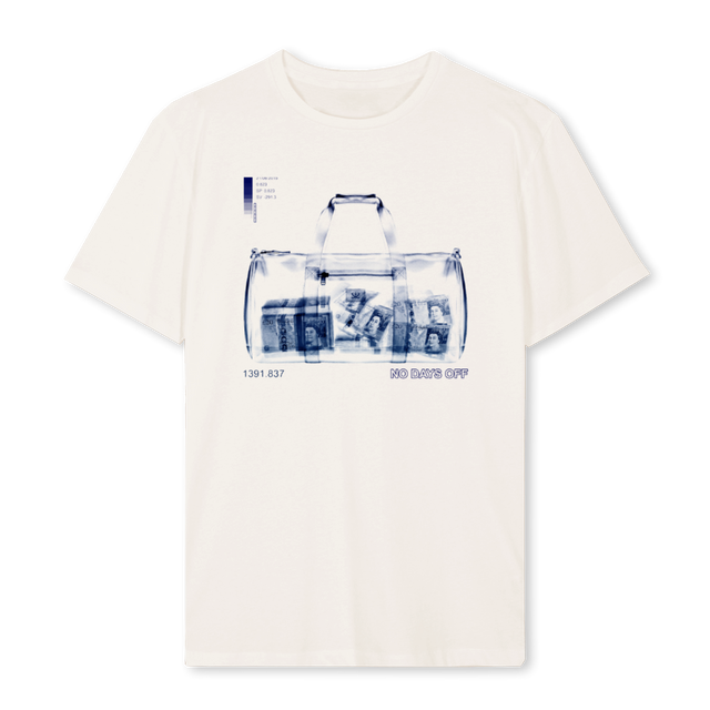 DUFFLE Vintage White Regular Tee.
