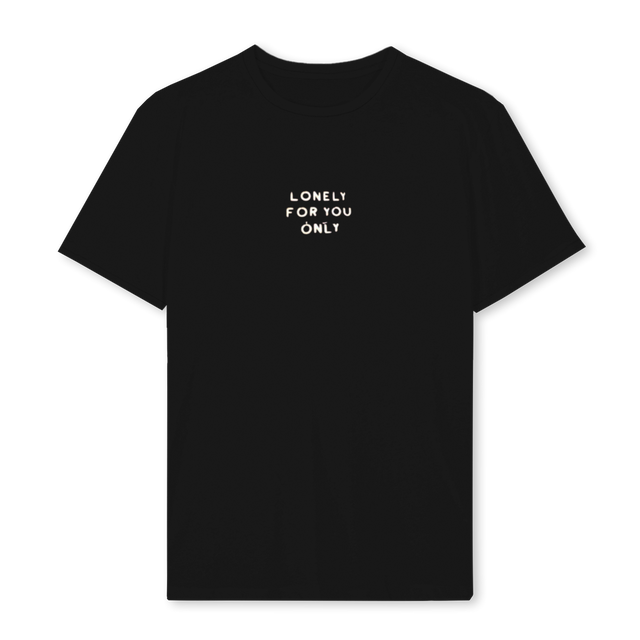 LONELY Black Regular Tee.