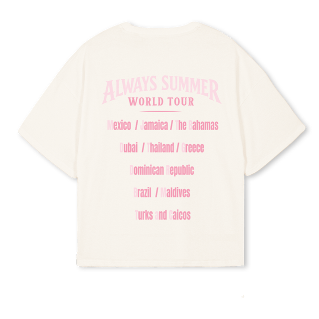 WTPK Vintage White Oversized Boxy Tee.