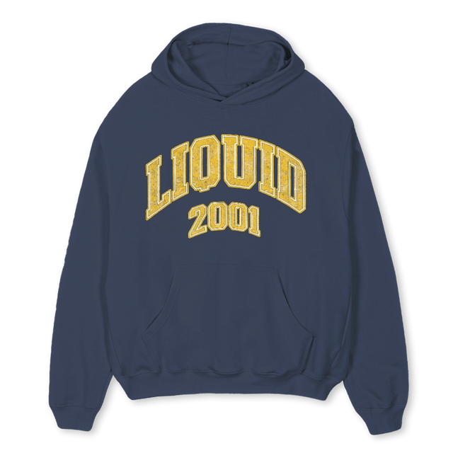 GULTFULTSOMFAN Navy Blue Oversized Hoodie.