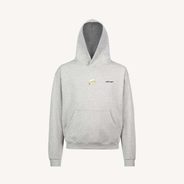 Gargi2 Light Grey marl Oversized Hoodie.