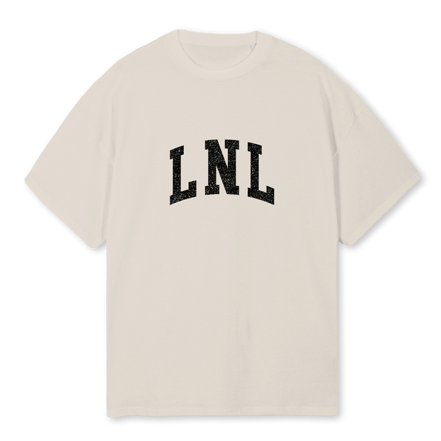 LNLSANDTEE Natural Oversized Tee.