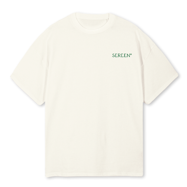 SWORDS Cream Oversized Tee.