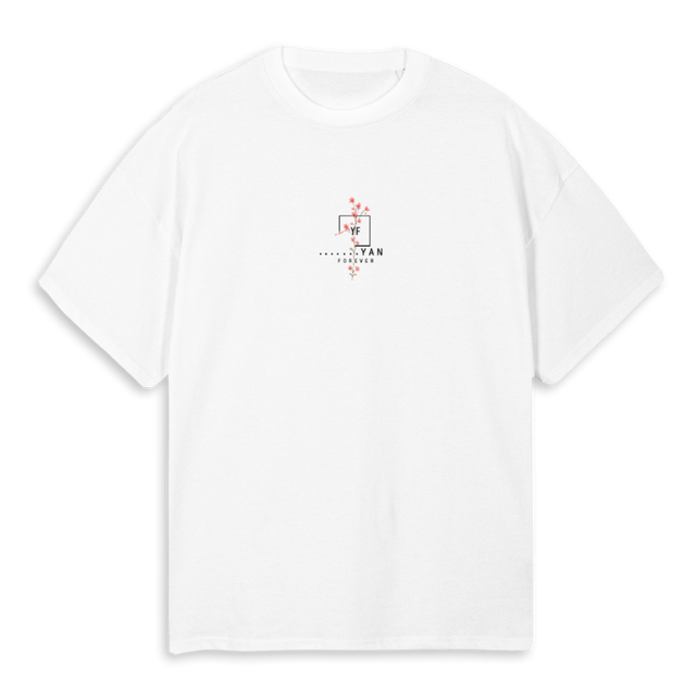 ZARAQNO White Oversized Tee.