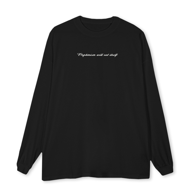 SZJKEEFER Black Oversized LS Tee.