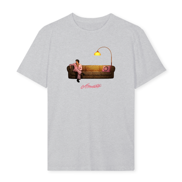 MAMMASAMPLE Light Grey Marl Regular Tee.