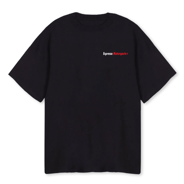 DOUBLEOSEVENTEE Black Oversized Tee.