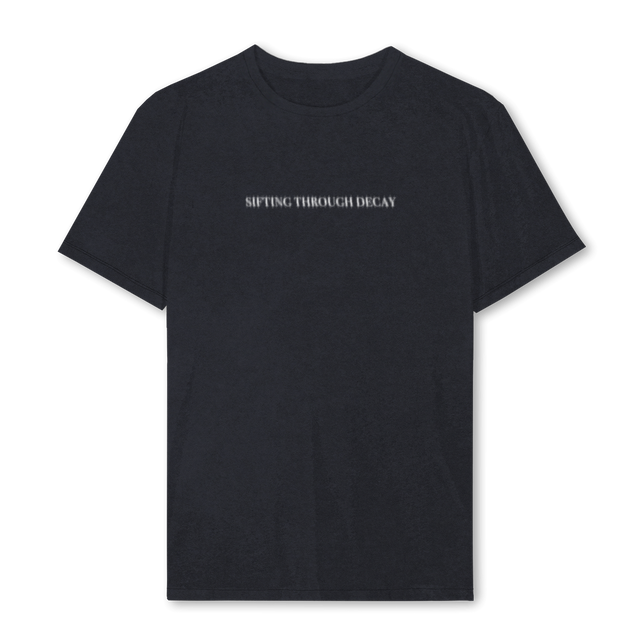 SIFTING Vintage Black Regular Tee.