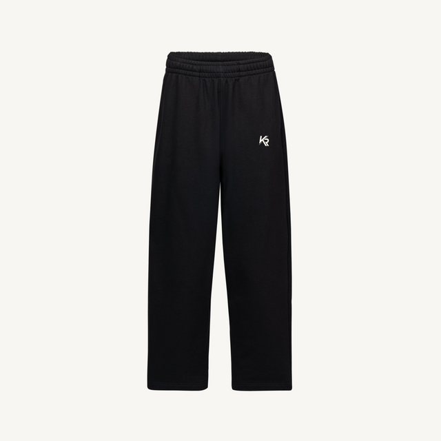 Basicpants Black Straight-Leg Relaxed Sweatpants.