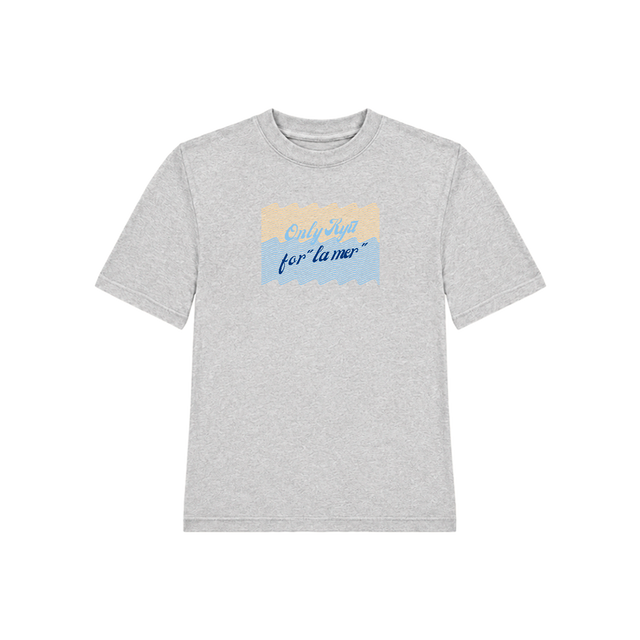 KYUFORLAMER Light Grey Marl Women’s Clean Cut Tee.