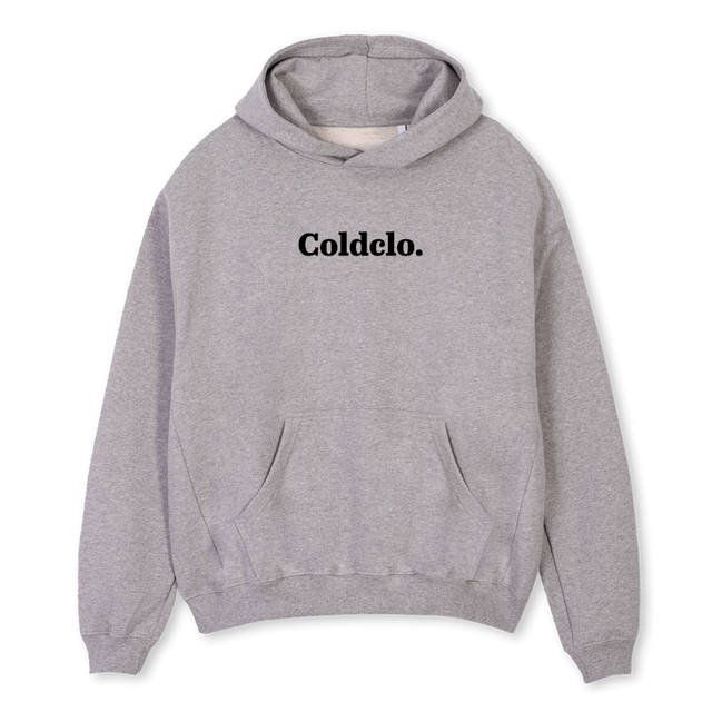 CORRECT_1  Grey Marl Oversized Hoodie.