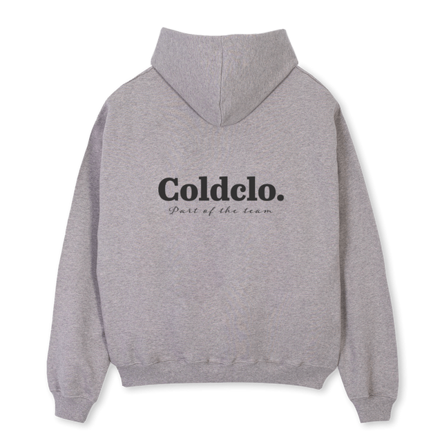 CORRECT_1  Grey Marl Oversized Hoodie.