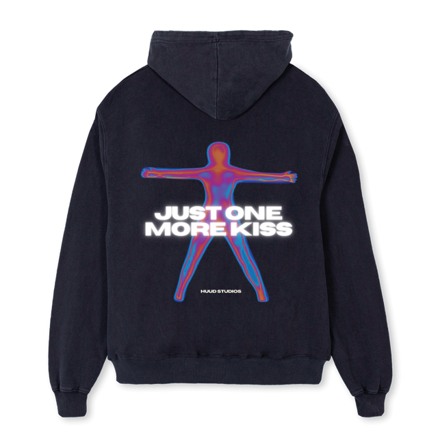 HOLO Vintage Black Oversized Hoodie.