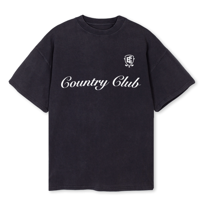 CCMEMBER_2 Vintage Black Oversized Tee.
