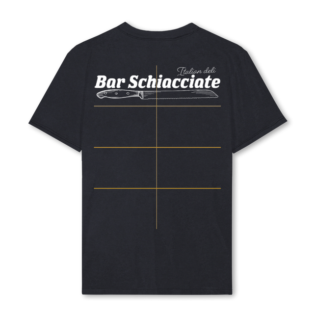 BARSCHIAPERSONALKNIF Vintage Black Regular Tee.
