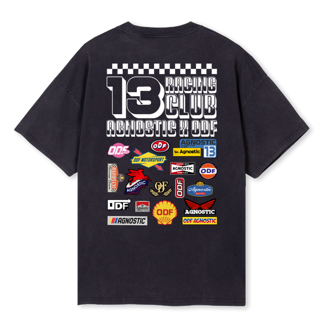 AGNOSTICXODFTSHIRT Vintage Black Oversized Tee.
